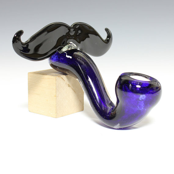Piece of the Week | Mustache Sherlock Glass Pipe