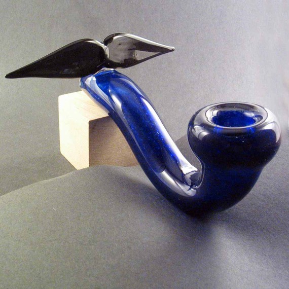 Piece of the Week | Mustache Sherlock Glass Pipe
