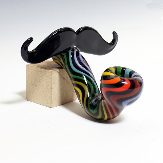 Piece of the Week | Mustache Sherlock Glass Pipe