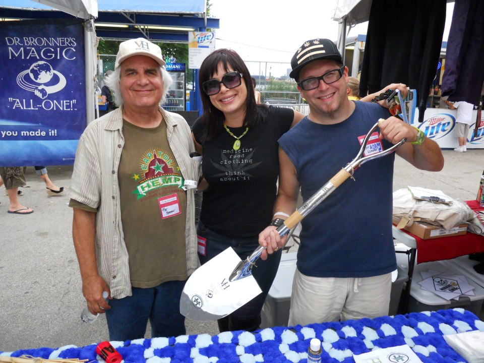 Hemp Heals Festival, Philadelphia 2012 with Steve Levine and Adam Eidinger of Votehemp and Hemp Industries Assoc.  (photo credit: John Dvorak/Cannabis Curriculum)