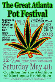 Group Demands Space for Great Atlanta Pot Festival