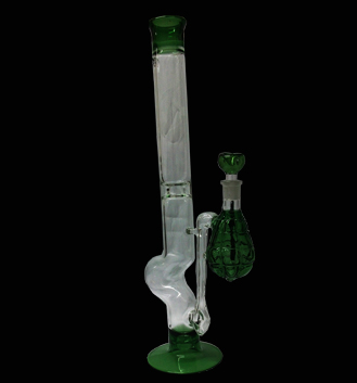 Hand Grenade Ash Catcher on Bong