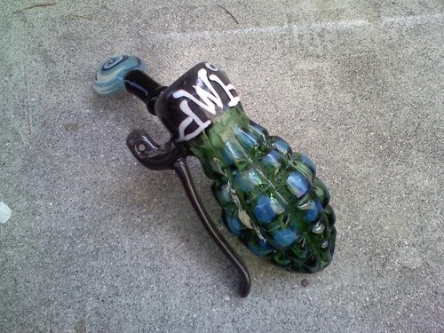 Hand Grenade Bubbler