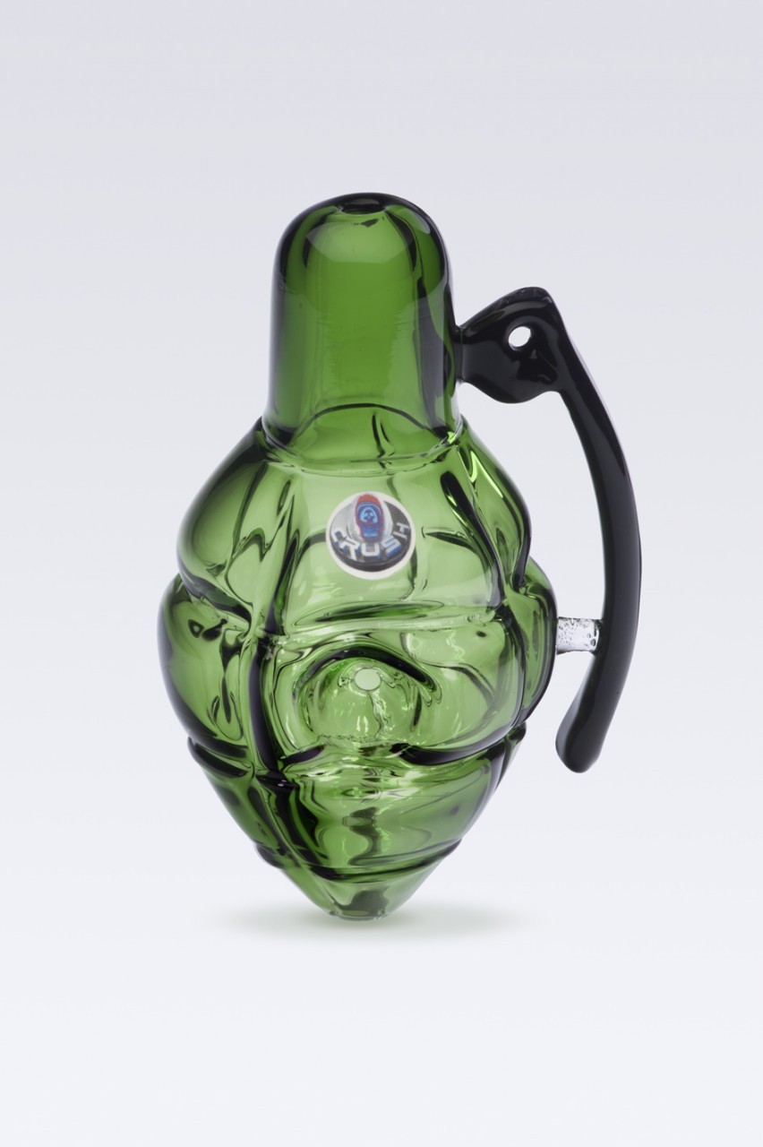 Green Hand Grenade Pipe