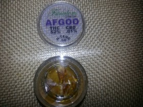 My Favorite Strains: Afgoo Shatter BHO (Dabs)