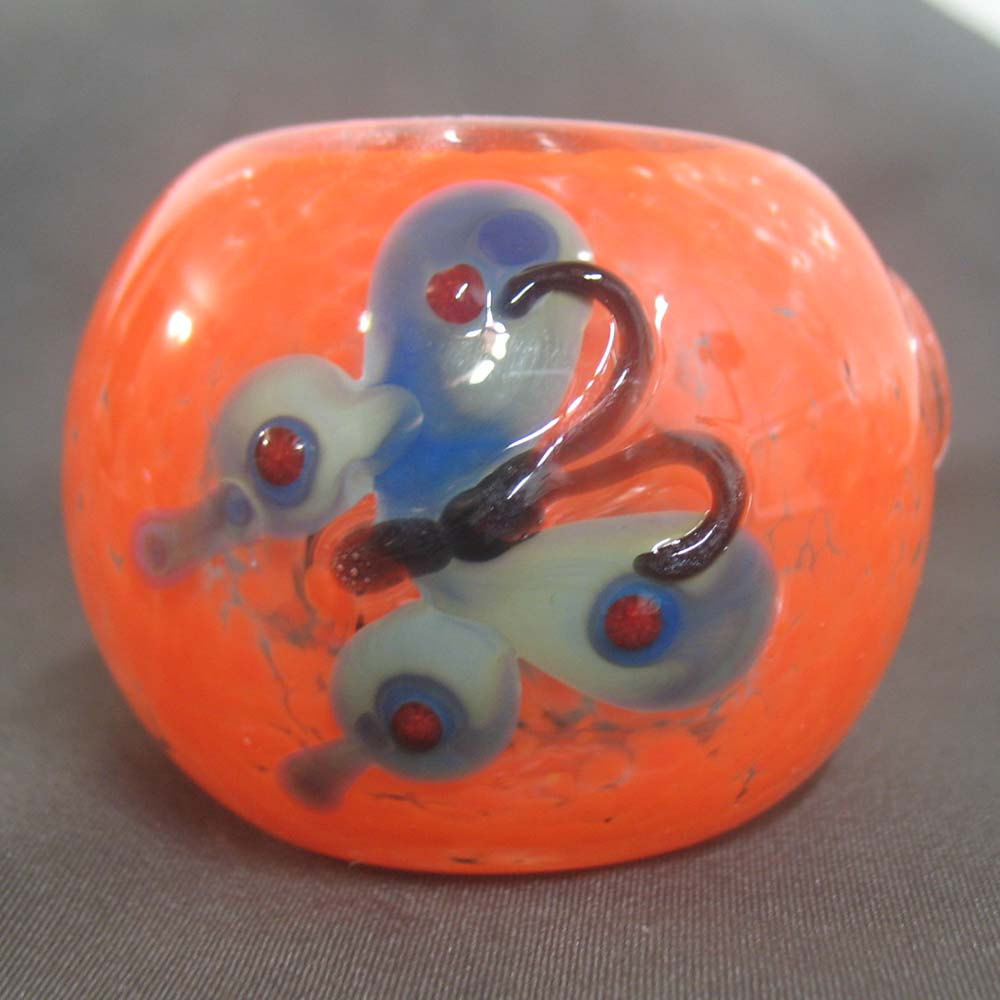 Red Butterfly Spoon Pipe