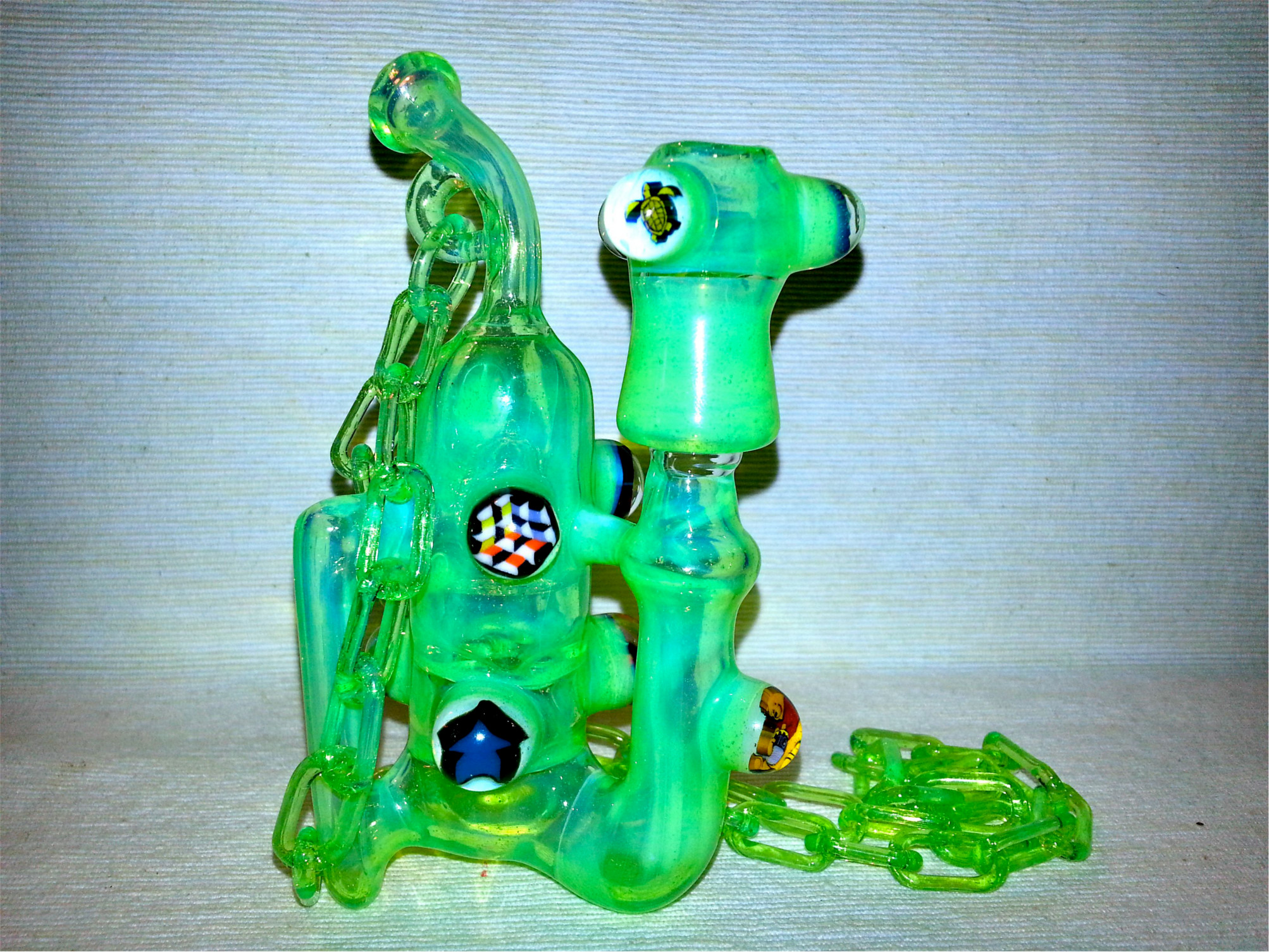Piece of the Week | E Bomb Glass Recycler Pendant