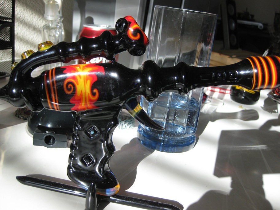 Ray Gun Bubbler Black + Orange