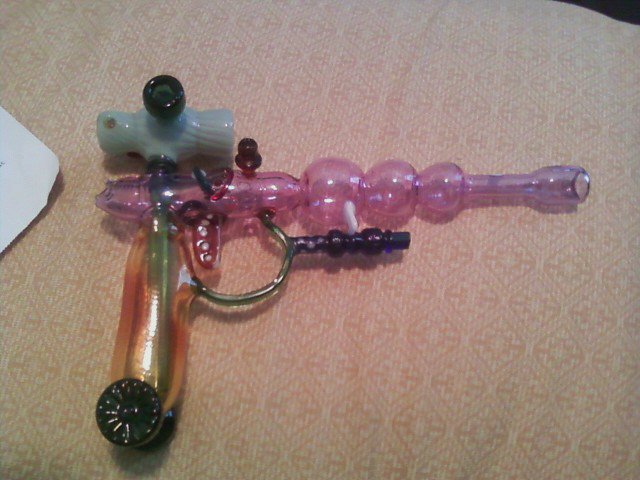 Ray Gun Bubbler Purple Fumed