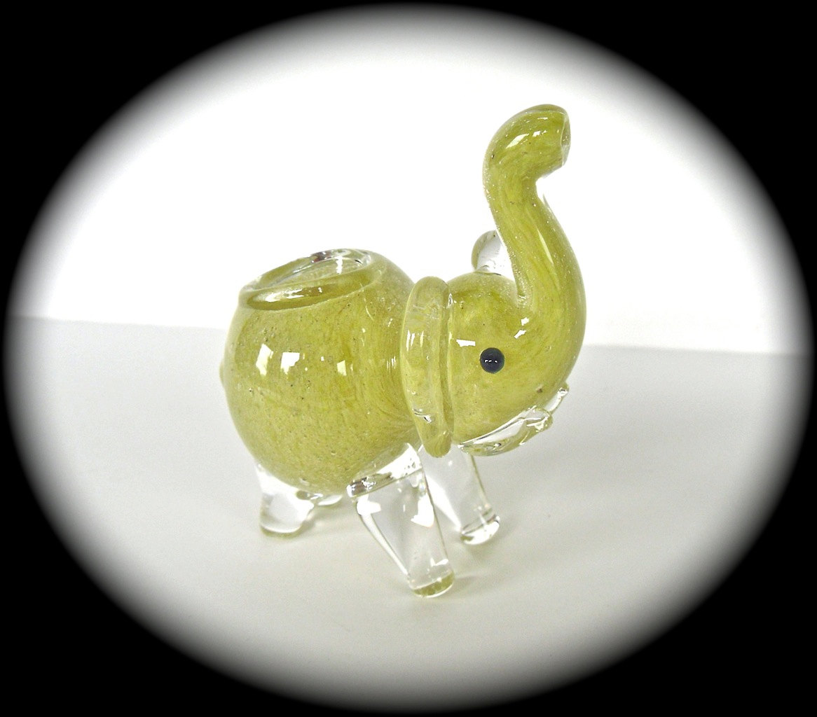 Elephant Pipe - Light Green