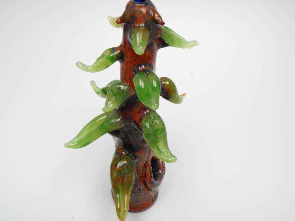 Redwood Tree Hand Blown Glass Pipe