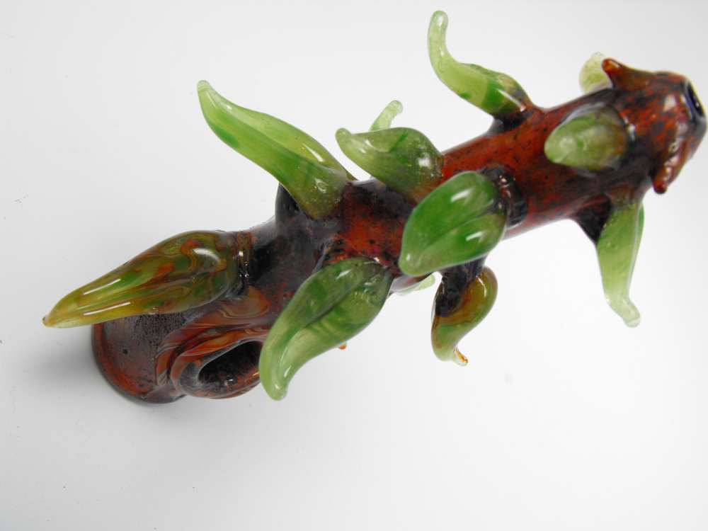 Redwood Tree Hand Blown Glass Pipe