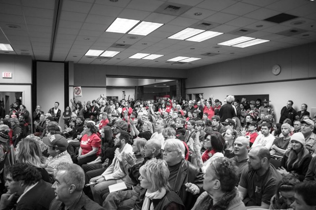 WA Liquor Control Board Hearing Draws 700+ Concerned Citizens, source: https://www.facebook.com/photo.php?fbid=613487598716071&set=a.613487375382760.1073741831.100001645105244&type=1&theater