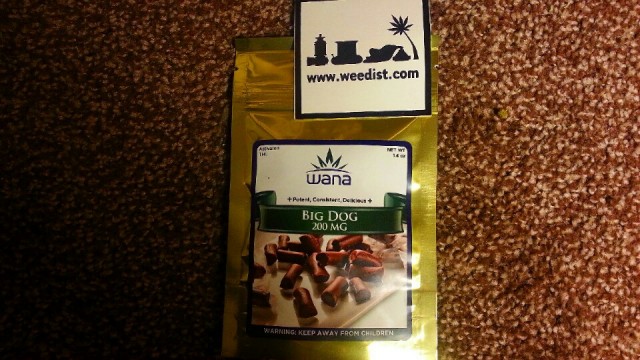 High Tolerance Edibles Review: Wana Big Dog Chew, Source: Prospero Weedist
