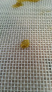 Product Review: Oil Slick Pad, Raw Wax, before any flashing, Source: Prospero Weedist