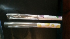 Not plastic, just see through...