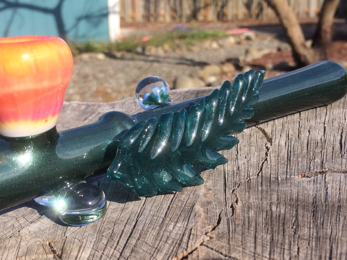 Spring Glass Peace Pipe