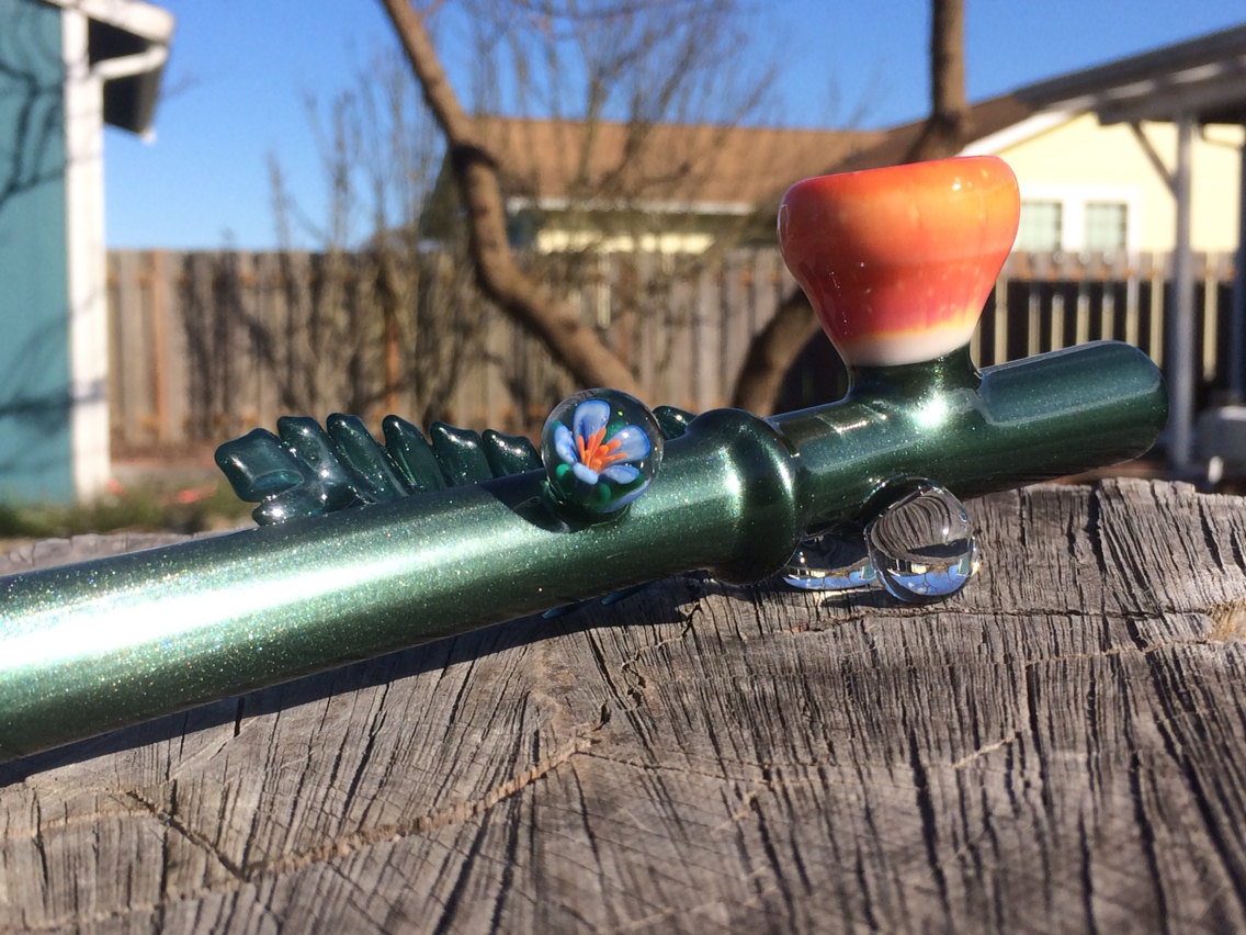 Spring Glass Peace Pipe