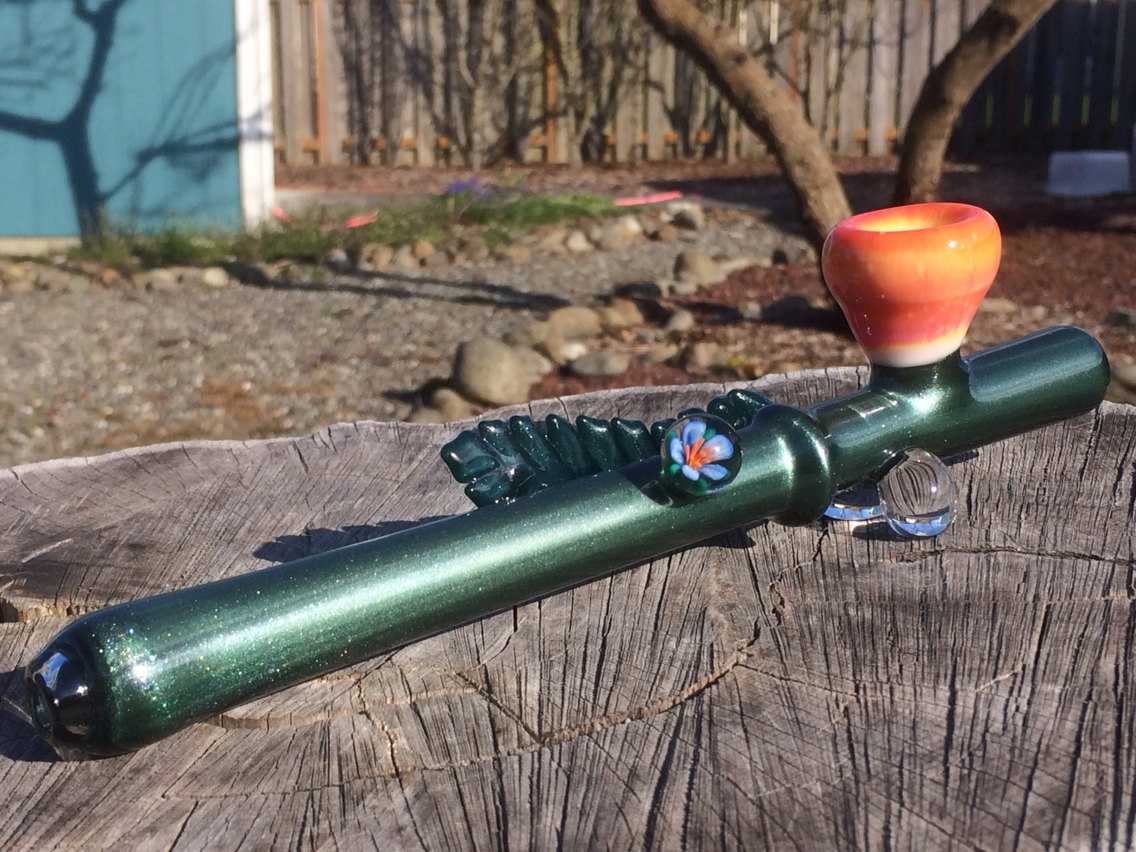 Spring Glass Peace Pipe