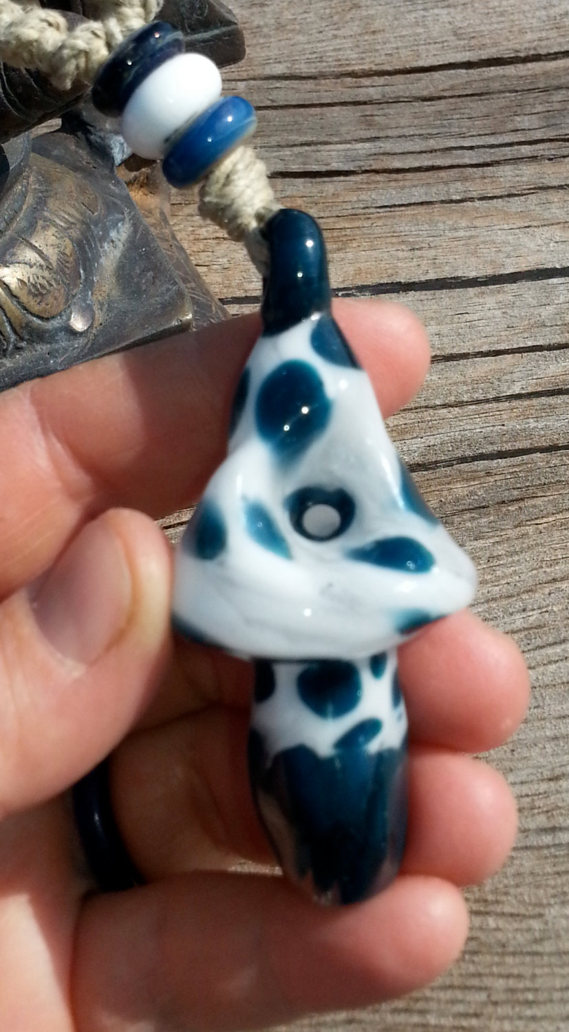 Mushroom Pendant Pipe 2 - Weedist