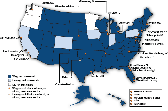 Federal Government Survey Dispels Myth That Rolling Back Marijuana Prohibition Laws Will Lead to an Increase in Teen Marijuana Use | Source: http://www.cdc.gov/healthyyouth/yrbs/images/yrbs_2013.png