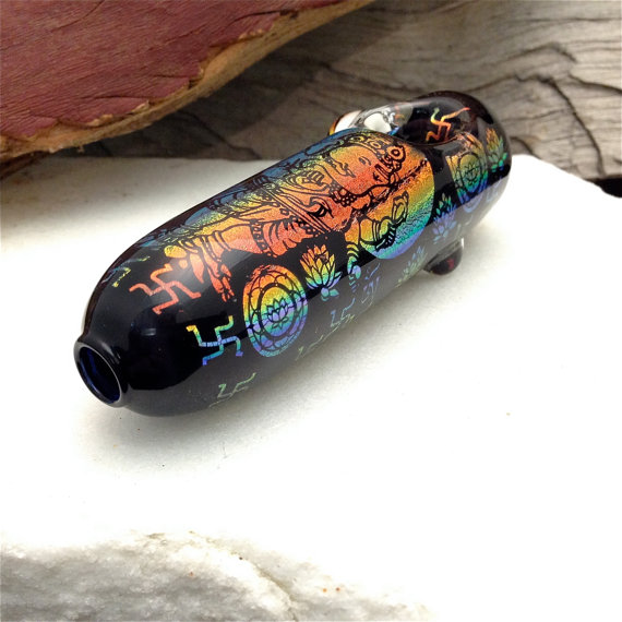 Piece of the Week | Rainbow Ganesha Pipe - Weedist