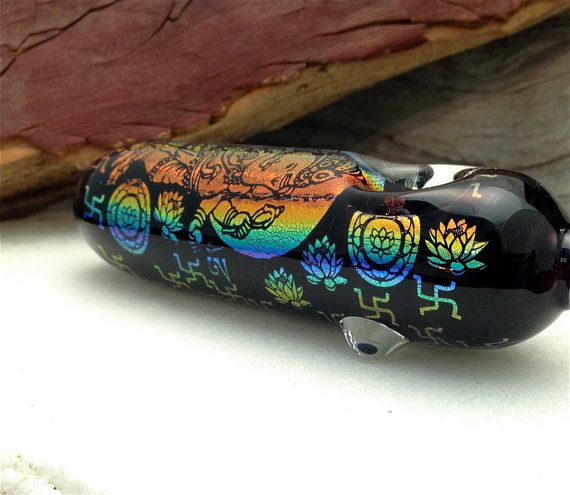 Piece of the Week | Rainbow Ganesha Pipe - Weedist