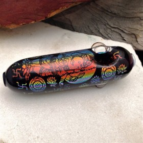 Piece of the Week | Rainbow Ganesha Pipe