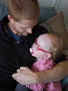 Cambrie with her father, Robert.