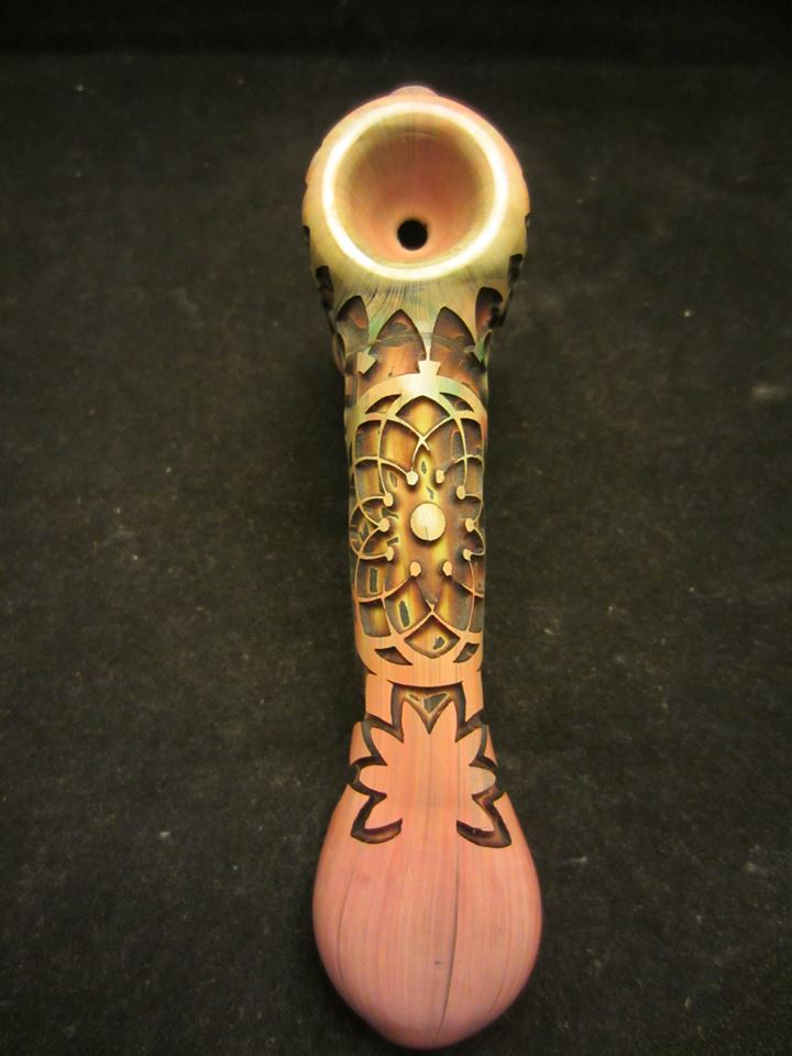 Piece of the Week | Etched Crop Circle Pipe - Weedist