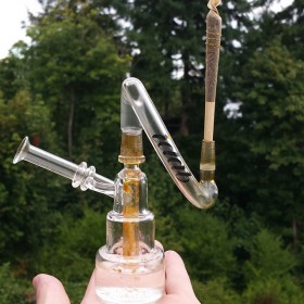 Instafire: Twaxed Cavi Cone on Dab Rig