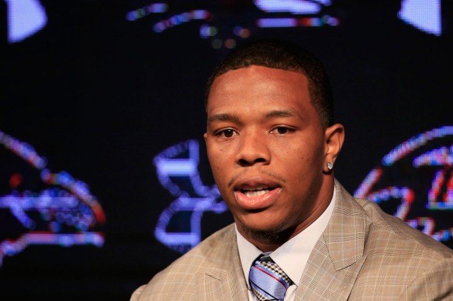 NFL Suspends Ray Rice Indefinitely, Source: http://timedotcom.files.wordpress.com/2014/08/493368157.jpg?w=1100