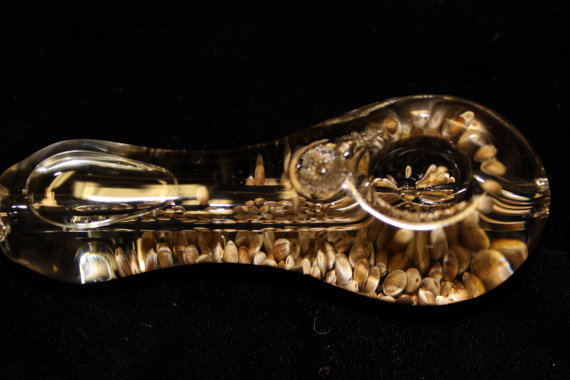 Piece of the Week Cannabis Seed Freezable Pipe 1- Weedist