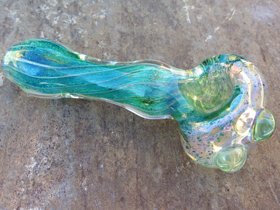 Piece of the Week | Crystal Aqua Fumed Pipe - Weedist