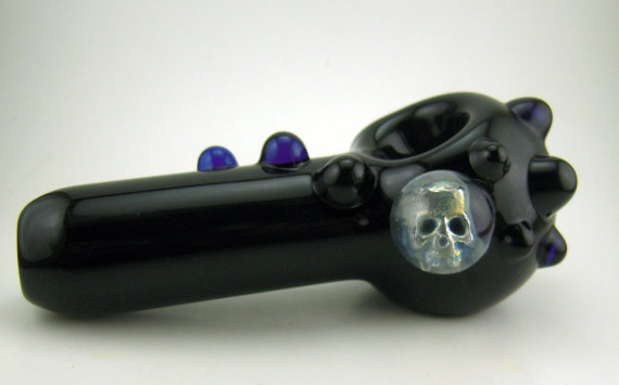 Piece of the Week | Skull Marble Pipe - Weedist