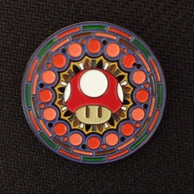 Headiest Dab Pins: Mario Mushroom Mandala