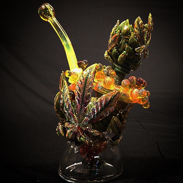 Instafire Mr. Gray Nugget Rig, by @cannagerrl