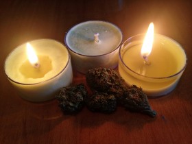 Product Review: Cannabis Tea Light Candles