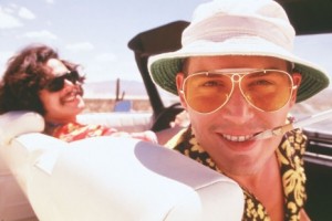 "We were somewhere around Barstow on the edge of the desert when the drugs began to take hold."