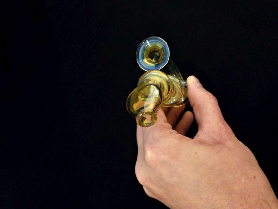 Piece of the Week | Fumed Saxophone Sherlock Pipe - Weedist