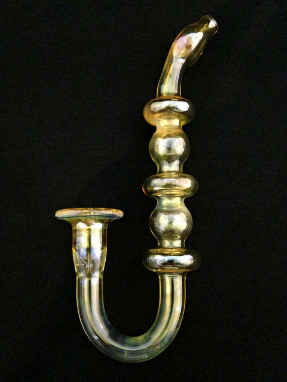 Piece of the Week | Fumed Saxophone Sherlock Pipe - Weedist