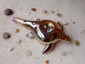 Piece of the Week | Gold Fumed Sea Turtle