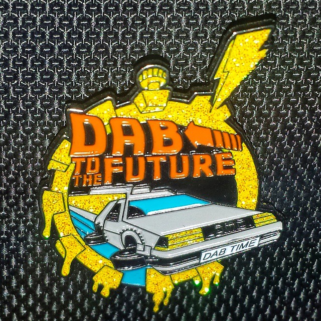 Headiest Dab Pins Dab to the Future @headiesapparel