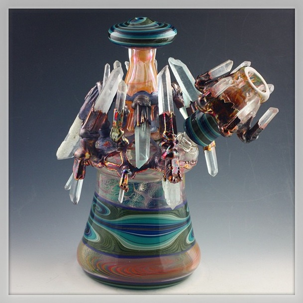 Piece of the Week | Authentic Crystal Fused Dab Rigs - Weedist
