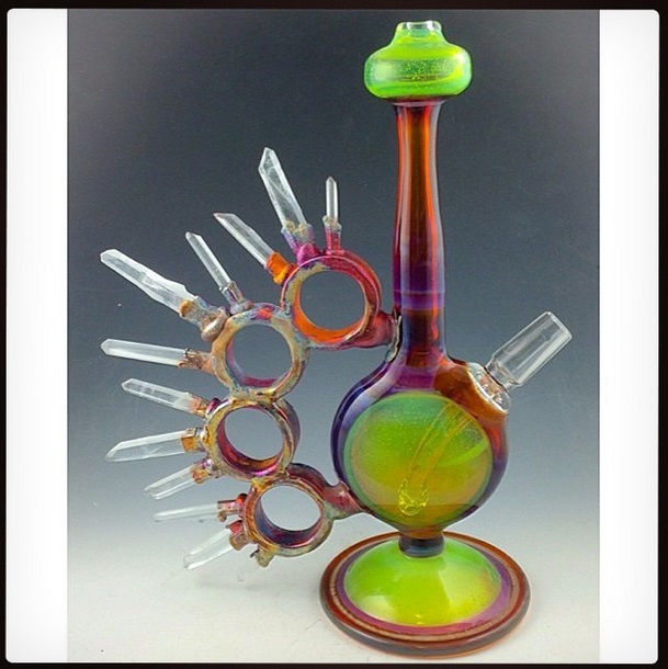 Piece of the Week | Authentic Crystal Fused Dab Rigs - Weedist