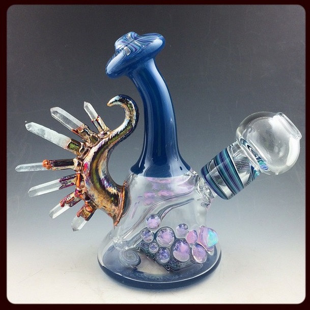 Piece of the Week | Authentic Crystal Fused Dab Rigs - Weedist