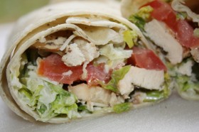 Great Edibles Recipes: Chicken Caesar Wraps