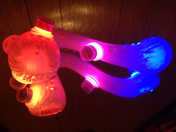 Piece of the Week | Colorful LED Glowing Pipes - Weedist