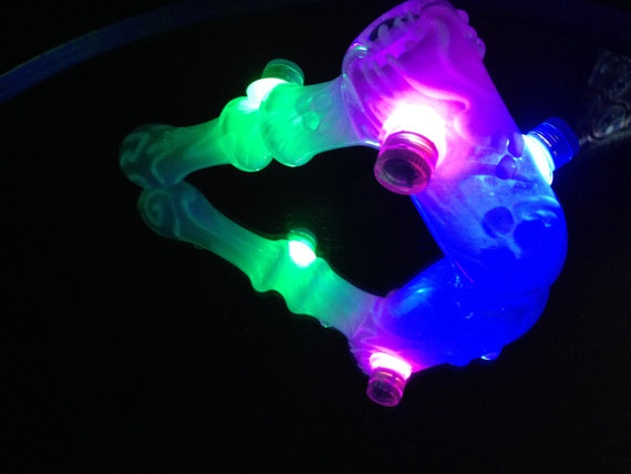 Piece of the Week | Colorful LED Glowing Pipes - Weedist