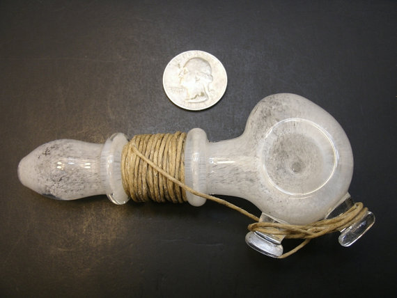 Piece of the Week | Glow in the Dark Hemp Wrap Pipe - Weedist